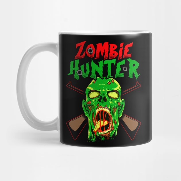 Zombie Hunter design Halloween Scary Horror Costume Gift by Dr_Squirrel